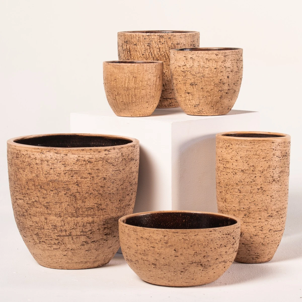 Indoor Pot Karlijn – Camel 3 Indoor Pot Karlijn – Camel