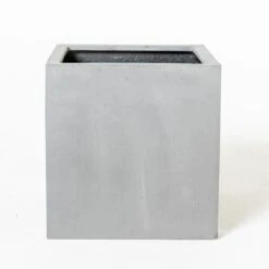 Outdoor Planter Polystone Cube -The Palm Centre E 18271 5efe059222e2d