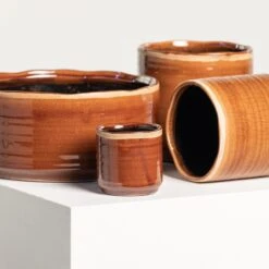 Indoor Pot Jordy – Caramel -The Palm Centre IND JO18 9 scaled 1