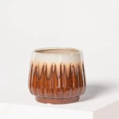 Indoor Pot Alice – Caramel 15 Indoor Pot Alice – Caramel -The Palm Centre I 18360 5efda9798b5ae