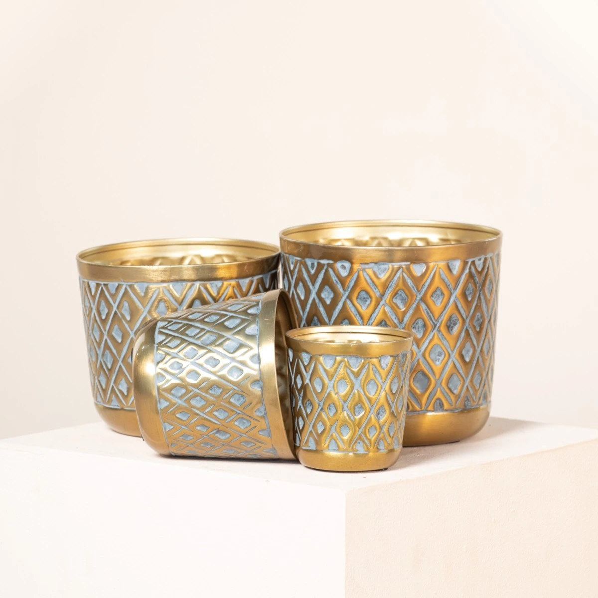 Indoor Pot Reza – Bleu 3 Indoor Pot Reza – Bleu