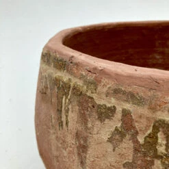 Seres Bowl Antiqued Red Stone Outdoor Pot -The Palm Centre SERB 628b00620dfce