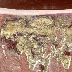 Seres Bowl Antiqued Red Stone Outdoor Pot -The Palm Centre SERB 628b0064951bf