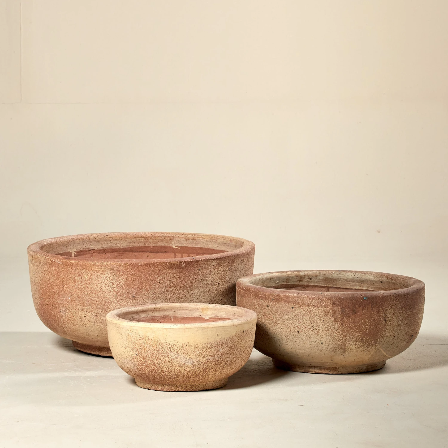 Artemis Bowl Coral Outdoor Pot 3 Artemis Bowl Coral Outdoor Pot