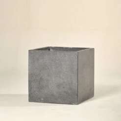 Outdoor Pot – Concrete Cube – Charcoal -The Palm Centre TS CUB CH 60c8bbce24f32