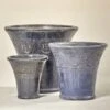Flower Flare Outdoor Pot – Antique Blue 2 Flower Flare Outdoor Pot – Antique Blue -The Palm Centre TS FLO 60c8a933772e11